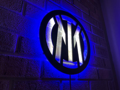 Inter Milan LED Wall Decor Logo
