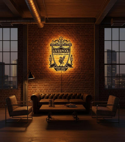 Liverpool FC LED Wall Art Sign
