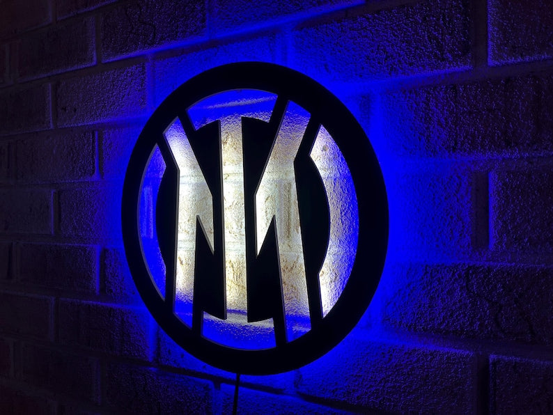 Inter Milan LED Wall Decor Logo