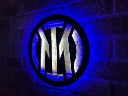 Inter Milan LED Wall Decor Logo