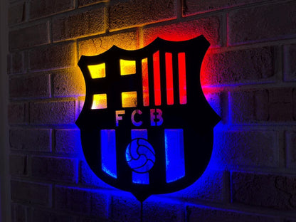 FC Barcelona LED Wall Decor Logo